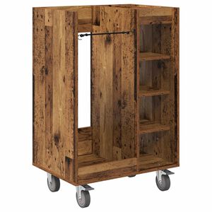 vidaXL Golf omara s kolesom Enobarvno Star les 65 x 45 x 98 cm