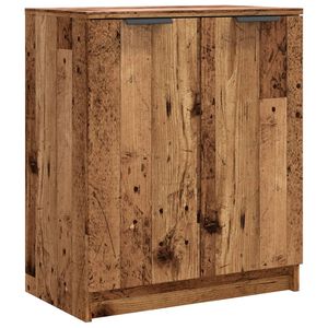 vidaXL Omarica za čevlje starinski les 59x35x70 cm inženirski les