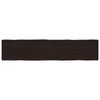 vidaXL Mizna plo&scaron;ča te. rjava 180x40x(2-6)cm obdelana trdna hrastovina