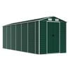 vidaXL Vrtna lopa zelena 191x555x198 cm pocinkano jeklo