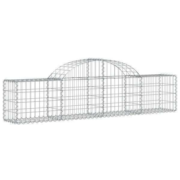 vidaXL Obokane gabion košare 18 kosov 200x30x40/60 cm pocinkano železo