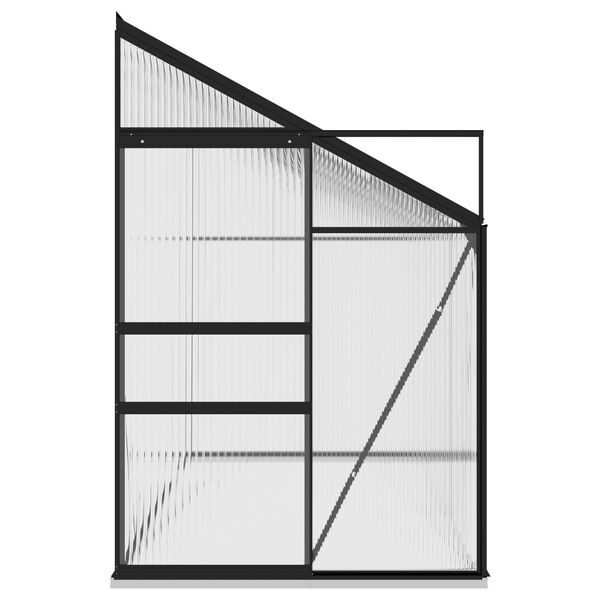 vidaXL Rastlinjak antracit iz aluminija 7,77 m&sup3;