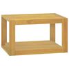 vidaXL Stenska kopalni&scaron;ka omarica 60x45x35 cm trdna tikovina