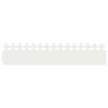 vidaXL Robniki za trato 20 kos 103 x 0,05 x 22 cm Jeklo Bela