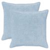 vidaXL Prevleka za blazino 2 kos HOUTEN Svetlo modra 80 x 80 cm