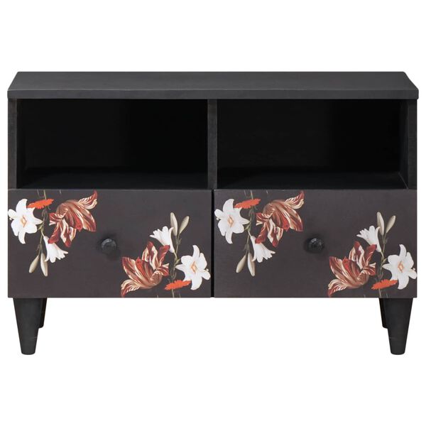 vidaXL Omare za shranjevanje s predalom večbarvno 70 x 33,5 x 46 cm