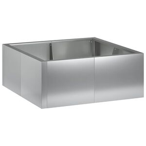 vidaXL Zadrževanje stene 4 kos 100 x 100 x 30 cm Pocinkano jeklo