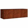 vidaXL Vrtna visoka greda 120x40x40 cm corten jeklo