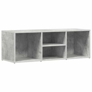 vidaXL Klop za shranjevanje čevljev siva 102x35x35 cm inženirski les