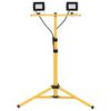 vidaXL LED reflektor s stojalom 2x20 W hladno bel