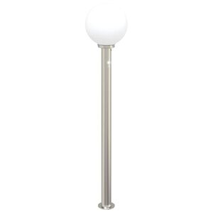 vidaXL Stebriček s senzorjem 120 cm nerjaveče jeklo IP44