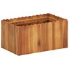 vidaXL Visoka greda 50x30x25 cm trden akacijev les
