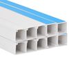 vidaXL Kabelska cev samolepilna 25x16 mm 10 m PVC