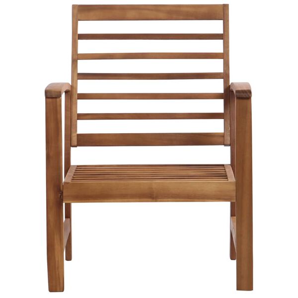 vidaXL Vrtna sedežna garnitura 4-delna trden akacijev les