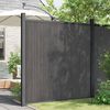 vidaXL Ograjni panel WPC siv 180x186 cm