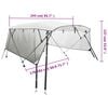 vidaXL Bimini tenda s 4 loki in stranicami 243x(170-182)x137 cm