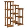 vidaXL Stojalo za rastline Naravna 85 x 30 x 114,5 cm