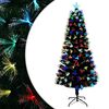 vidaXL Umestno božično drevo Zelena 210 cm PVC