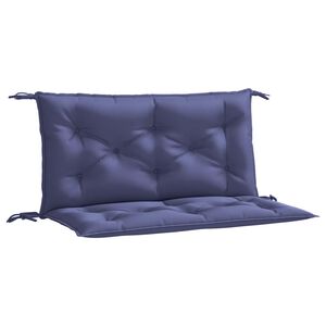vidaXL Blazina za vrtno klop 2 kosa modra 100x50x7 cm oxford tkanina