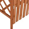 vidaXL Pergola z vrati 116x40x204 cm trden les jelke