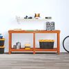 vidaXL Delovna miza Voskan Rjava 180 x 50 x 80 cm Masivna borovina