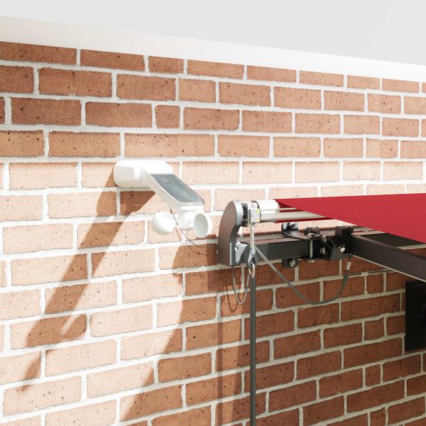 vidaXL Tkanina za senčnik z Rdeča 450 &times; 350 cm Poliester