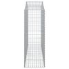 vidaXL Obokane gabion košare 14kosi 200x50x140/160 cm pocinkano železo