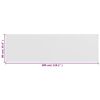 vidaXL Balkonsko platno belo 90x300 cm HDPE