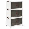 vidaXL &Scaron;katla za shranjevanje s kolesi 75 L 64x39,5x110,5 cm
