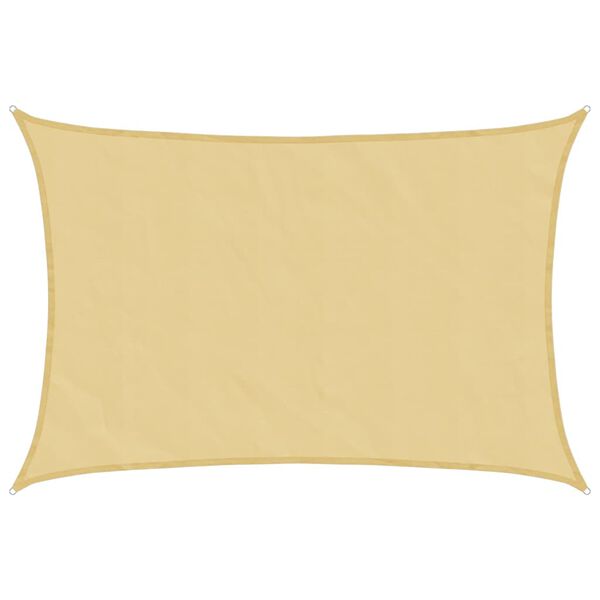 vidaXL Senčno jadro pe&scaron;čeno 2,5x2 m 100 % poliester oxford