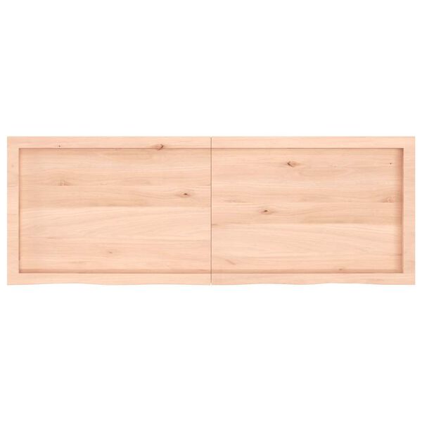 vidaXL Kopalni&scaron;ki pult 140x50x(2-4) cm neobdelan trden les