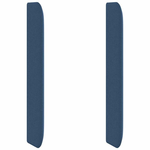 vidaXL U&scaron;esni vzglavnik Modra 80 x 16 x 4 cm blago