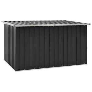 vidaXL Vrtna &scaron;katla za shranjevanje antracitna 171x99x93 cm