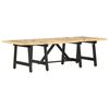 vidaXL Raztegljiva klubska miza 160x70x45 cm trden mangov les