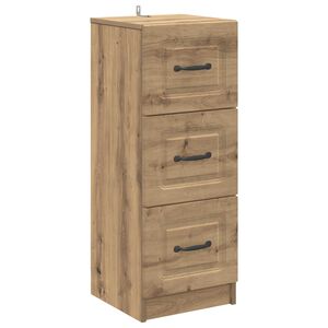 vidaXL Predalna omara Artisan hrast 33 x 34,5 x 87 cm Inženirski les