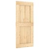 vidaXL Drsna vrata NARVIK Naravna in črna 90 x 210 cm (213,5 cm)