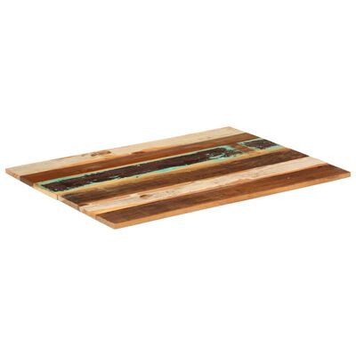 vidaXL Pravokotna mizna plošča 60x80 cm 15-16 mm trden predelan les
