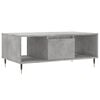 vidaXL Klubska mizica betonsko siva 90x50x36,5 cm inženirski les