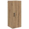 vidaXL Stenska omara Umetni hrast 34,5 x 34 x 90 cm Inženirski les