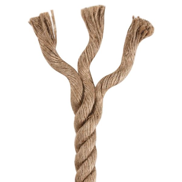 vidaXL Vrv iz 100 % jute 14 mm 100 m