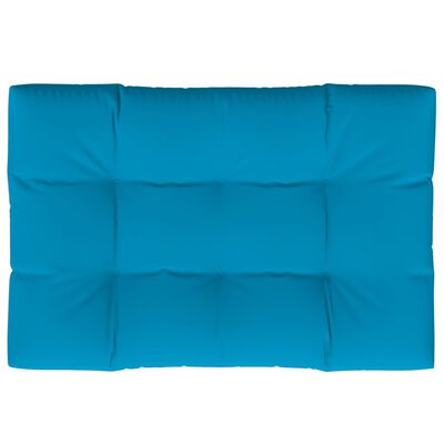 vidaXL Blazina za kavč iz palet modra 120x80x12 cm
