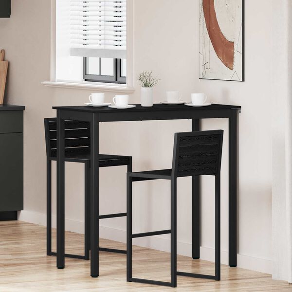 vidaXL Stoječ miza za bar Konstruiran les