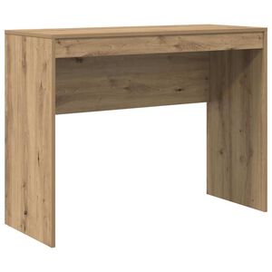 vidaXL Miza Umetni hrast 100 x 40 x 76 cm