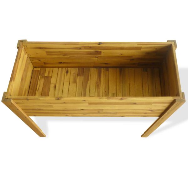 vidaXL Visoka greda trden akacijev les