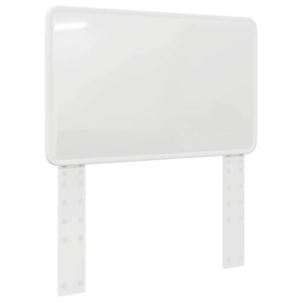 vidaXL Vzglavje z vzglavjem Svetlo Belo 75 cm Konstruiran les