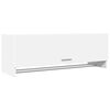 vidaXL Garderobna omara bela 100x32,5x35 cm iverna pl.