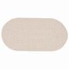 vidaXL Preproga ZIZUR Krem 150 x 80 cm Polipropilen