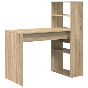vidaXL Miza Sonoma hrast Inženirski les 113 x 54 x 120 cm