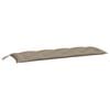 vidaXL Blazina za vrtno klop taupe 150x50x7 cm oxford tkanina