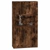 vidaXL Visoka omara dimljen hrast inženirski les